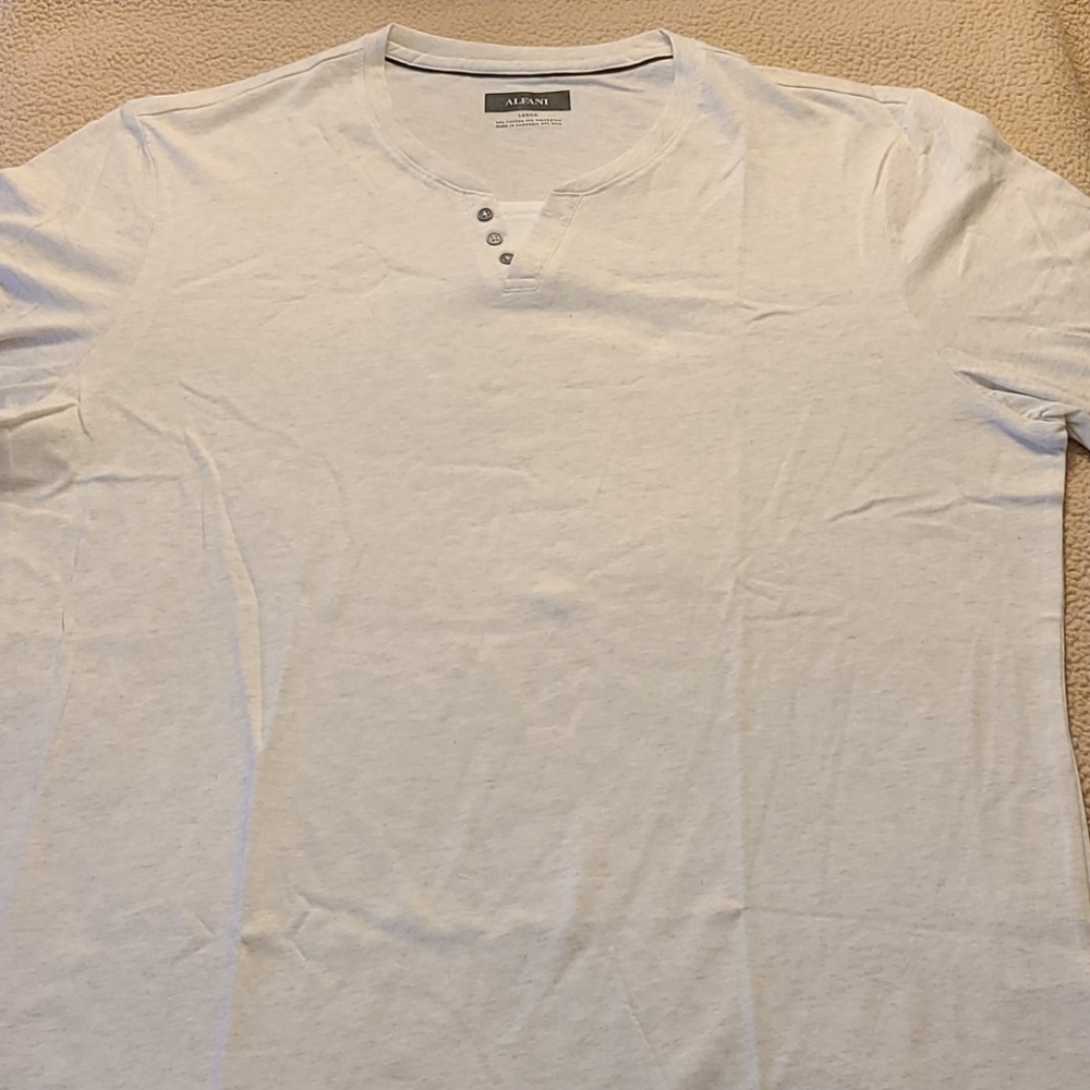 Alfani long-sleeve split crewneck ivory - Picture 6 of 16
